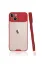 Newface iPhone 13 Mini Kılıf Platin Kamera Koruma Silikon - Kırmızı resmi
