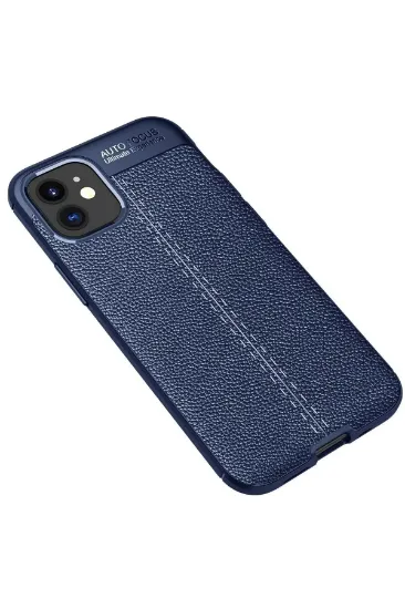 Newface iPhone 12 Mini Kılıf Auto Focus Kapak - Lacivert resmi