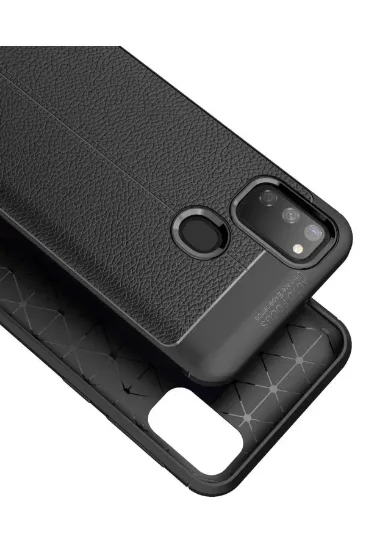 Newface Samsung Galaxy M30S Kılıf Auto Focus Kapak - Kırmızı resmi