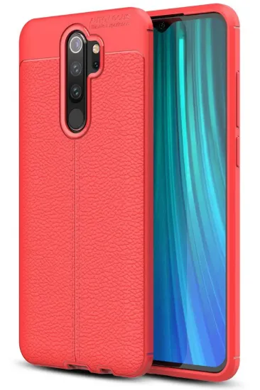 Newface Xiaomi Redmi Note 8 Pro Kılıf Auto Focus Kapak - Kırmızı resmi