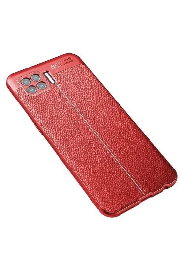 Newface Oppo A73 Kılıf Auto Focus Kapak - Kırmızı resmi