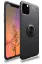 Newface iPhone 11 Pro Max Kılıf Range Yüzüklü Silikon - Siyah resmi