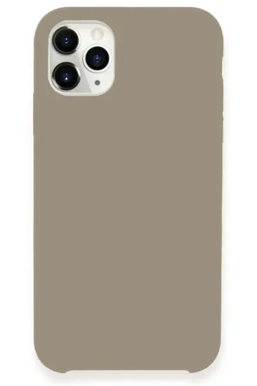 Newface iPhone 11 Pro Kılıf Lansman Legant Silikon - Bej resmi