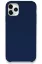 Newface iPhone 11 Pro Max Kılıf Lansman Legant Silikon - Lacivert resmi