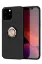 Newface iPhone 12 Pro Max Kılıf Range Yüzüklü Silikon - Siyah-Gold resmi
