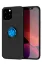 Newface iPhone 12 Pro Max Kılıf Range Yüzüklü Silikon - Siyah-Mavi resmi