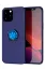 Newface iPhone 12 Pro Max Kılıf Range Yüzüklü Silikon - Mavi resmi