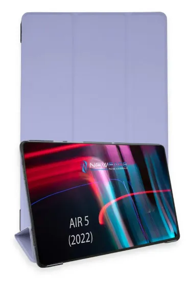 Newface iPad Air 5 (2022) Kılıf Tablet Smart Kılıf - Lila resmi