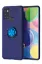 Newface Samsung Galaxy M31 Kılıf Range Yüzüklü Silikon - Mavi resmi