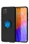 Newface Huawei Y5P Kılıf Range Yüzüklü Silikon - Siyah-Mavi resmi