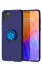 Newface Huawei Y5P Kılıf Range Yüzüklü Silikon - Mavi resmi