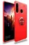 Newface Huawei Y6P Kılıf Range Yüzüklü Silikon - Kırmızı resmi