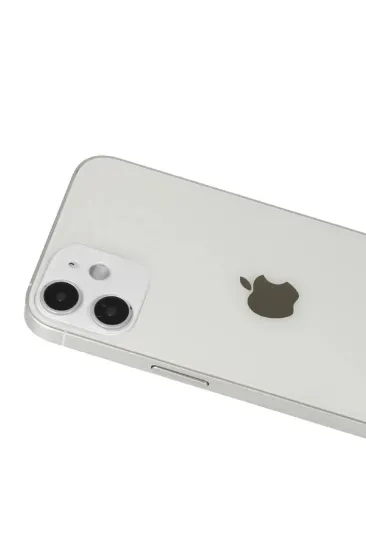 Newface iPhone 12 Rainbow Kamera Lens Koruma Cam - Beyaz resmi