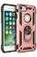 Newface iPhone 7 Kılıf Sofya Yüzüklü Silikon Kapak - Rose resmi