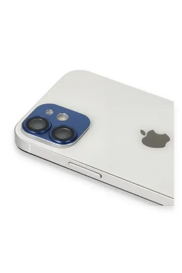 Newface iPhone 11 Pers Alüminyum Kamera Lens - Lacivert resmi