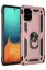 Newface Samsung Galaxy A71 Kılıf Sofya Yüzüklü Silikon Kapak - Rose resmi