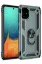 Newface Samsung Galaxy A71 Kılıf Sofya Yüzüklü Silikon Kapak - Yeşil resmi