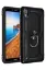 Newface Xiaomi Redmi 7A Kılıf Sofya Yüzüklü Silikon Kapak - Siyah resmi