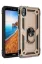 Newface Xiaomi Redmi 7A Kılıf Sofya Yüzüklü Silikon Kapak - Gold resmi