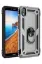 Newface Xiaomi Redmi 7A Kılıf Sofya Yüzüklü Silikon Kapak - Gümüş resmi