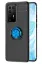 Newface Huawei P40 Pro Kılıf Range Yüzüklü Silikon - Siyah-Mavi resmi