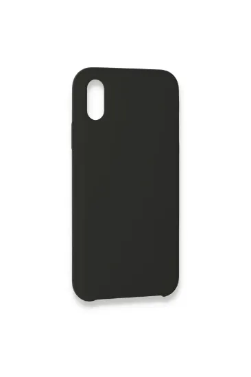 Newface iPhone XS Max Kılıf Lansman Legant Silikon - Siyah resmi
