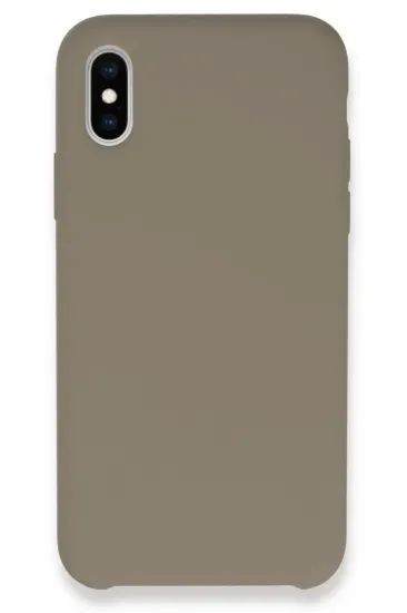 Newface iPhone XS Max Kılıf Lansman Legant Silikon - Bej resmi