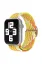 Newface Apple Watch 42mm Star Kordon - Turuncu-Sarı resmi