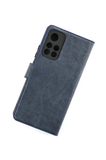 Newface Xiaomi Redmi Note 11T Kılıf Trend S Plus Kapaklı Kılıf - Lacivert resmi
