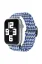 Newface Apple Watch 42mm Star Kordon - Zigzag Beyaz-Mavi resmi