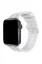 Newface Apple Watch 38mm KR408 Çizgili Silikon Kordon - Beyaz resmi