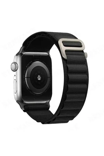 Newface Apple Watch 38mm Mountain Kordon - Siyah resmi