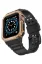 Newface Apple Watch 42mm KR401 Silikon Kordon - Siyah-Rose resmi