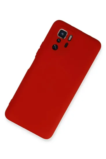 Newface Xiaomi Poco X3 GT Kılıf Nano içi Kadife Silikon - Kırmızı resmi