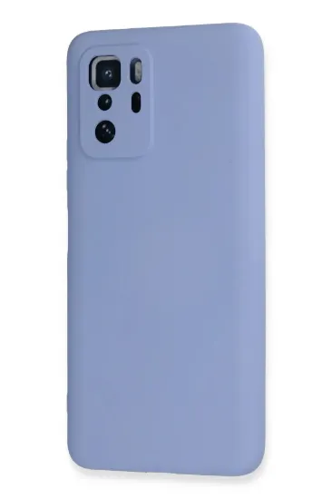 Newface Xiaomi Poco X3 GT Kılıf Nano içi Kadife Silikon - Lila resmi