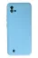 Newface Realme C11 2021 Kılıf Nano içi Kadife Silikon - Mavi resmi