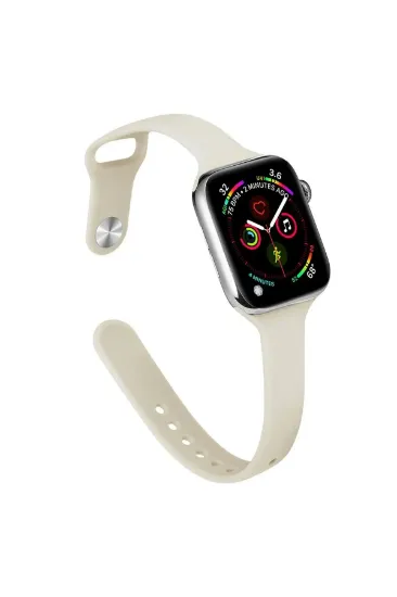 Newface Apple Watch 38mm Klasik Kordon - Krem resmi