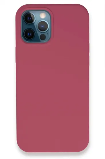 Newface iPhone 12 Pro Kılıf Lansman Legant Silikon - Fuşya resmi