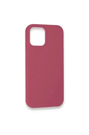 Newface iPhone 12 Pro Kılıf Lansman Legant Silikon - Fuşya resmi