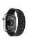 Newface Apple Watch 42mm Ayarlı Delikli Silikon Kordon - Siyah-Siyah resmi