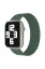 Newface Apple Watch 38mm Ayarlı Solo Silikon Kordon - Haki Yeşil resmi