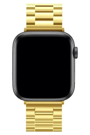 Newface Apple Watch 42mm Metal Baklalı Kordon - Gold resmi