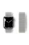 Newface Apple Watch 42mm Hasırlı Cırtcırtlı Kordon - Gri resmi