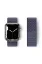 Newface Apple Watch 42mm Hasırlı Cırtcırtlı Kordon - Lacivert resmi