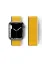 Newface Apple Watch 42mm Hasırlı Cırtcırtlı Kordon - Sarı resmi