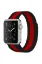 Newface Apple Watch 38mm Metal Mıknatıslı Kordon - Siyah-Kırmızı resmi