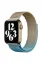 Newface Apple Watch 38mm Metal Mıknatıslı Kordon - Metalik Gold-Mavi resmi