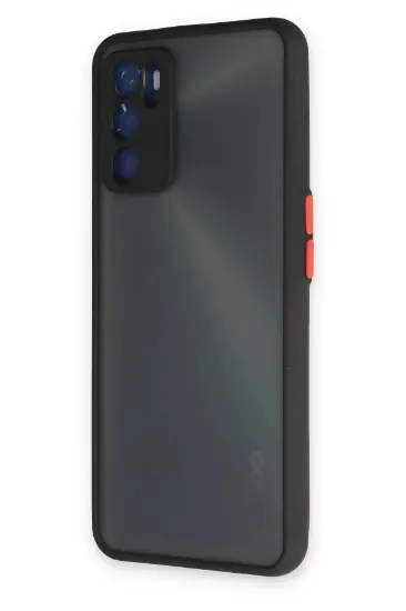Newface Oppo A16 Kılıf Montreal Silikon Kapak - Siyah resmi