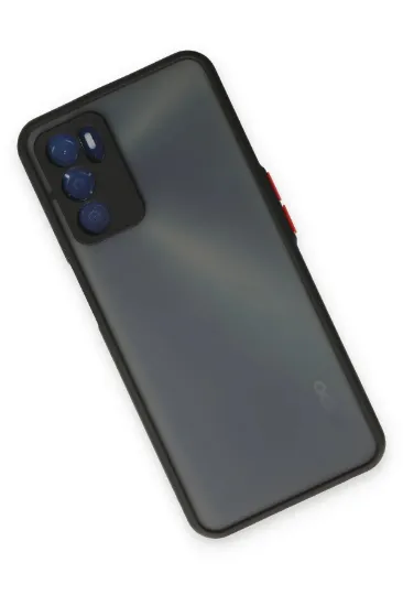 Newface Oppo A16 Kılıf Montreal Silikon Kapak - Siyah resmi