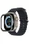 Newface Apple Watch Ultra 49mm Alüminyum Kasa Cam Ekran Koruyucu - Gri resmi